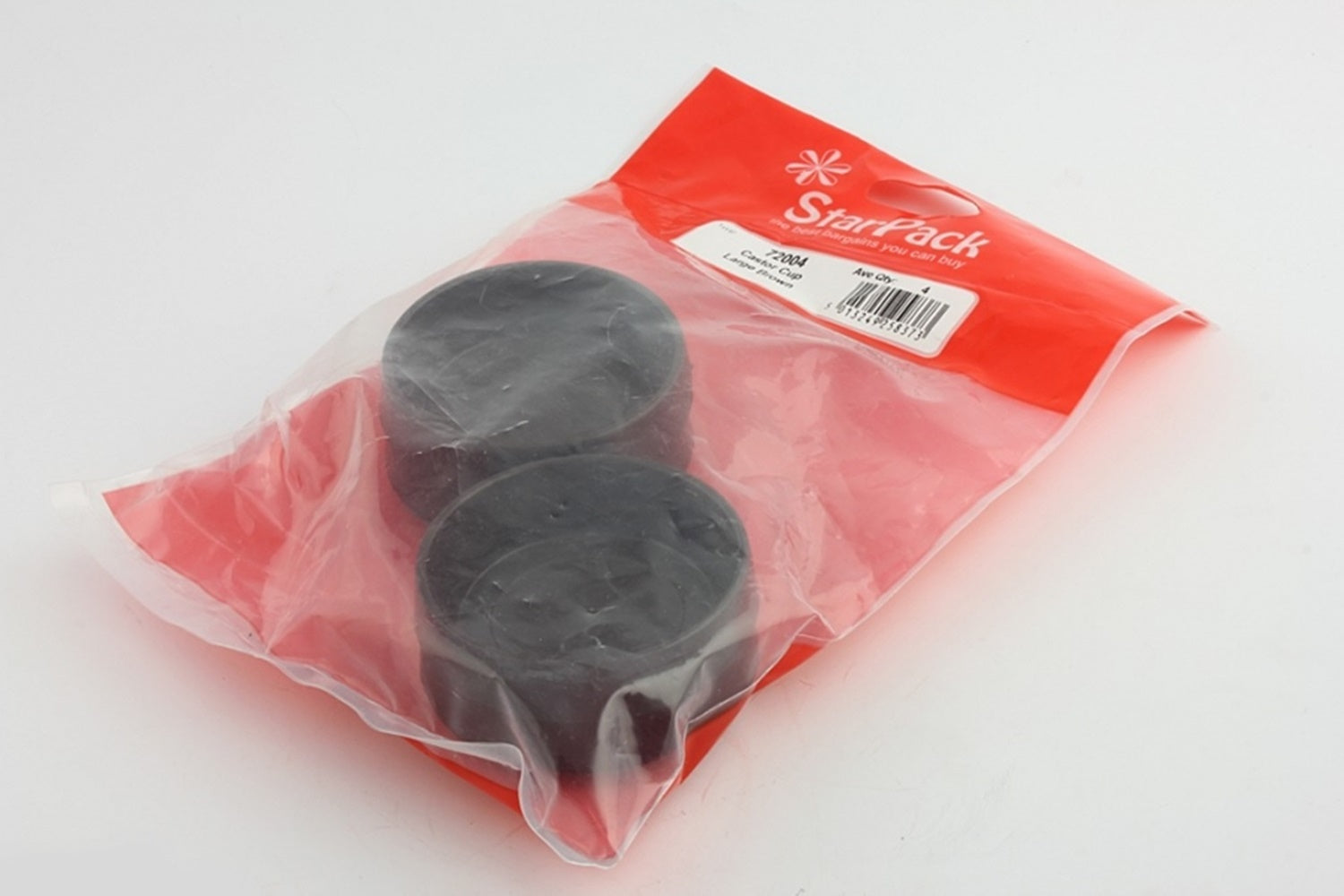 STAR PACK 2 CASTOR CUP LARGE BROWN. 72004 \\\KD10265