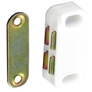 STAR PACK 2 MAGNETIC CATCH MEDIUM WHITE. 72002 \\\KD10273