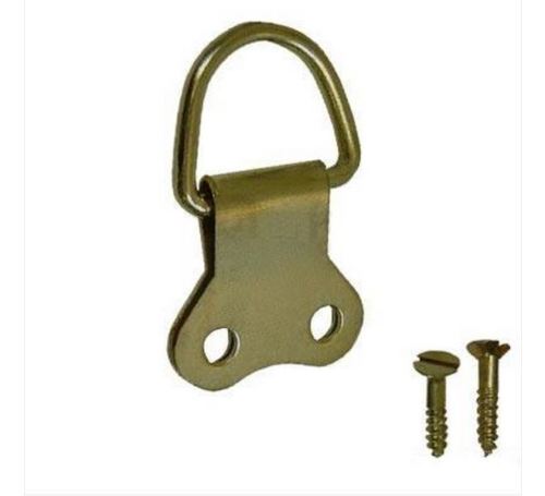 STAR PACK 3 PICTURE D RING LARGE BRASS PLATED. 72035 \\\KD10276
