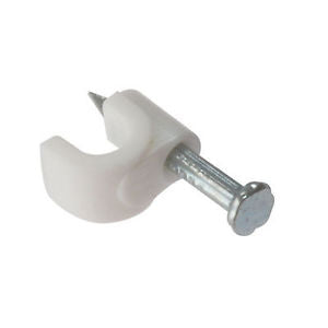 STAR PACK 58 CABLE CLIP ROUND WHITE 5MM. 72090 \\\KD10279