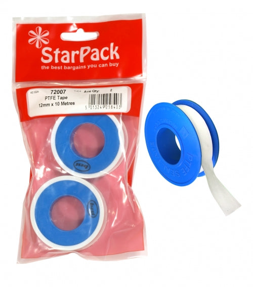 STAR PACK PTFE TAPE 12MM X 10M. 72007 \\\KD10281