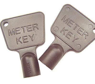 STAR PACK 2 METER BOX KEY BLACK PLASTIC. 72103 \\\KD10312