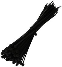 STAR PACK 12 CABLE TIE BLACK 300MM X 4.8MM. 72099 \\\KD10321