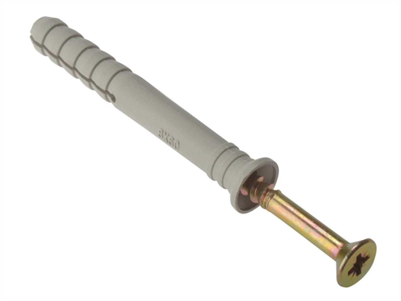 STAR PACK 6 HAMMER FIXING NYLON PLUG M8 X 60. 72269 \\\KD10328