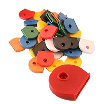 STAR PACK 8 ASSORTED COLOURS KEY CAP. 72159 \\\KD10332