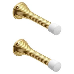 STAR PACK SPRING DOOR STOP BRASS PLATED. 72132 \\\KD10344