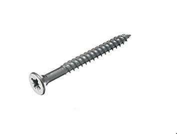 STAR PACK 10 POZI WOODSCREW CSK TWINTHREAD 8X 2 1/2' (4 X 60). 72178 \\\KD10382
