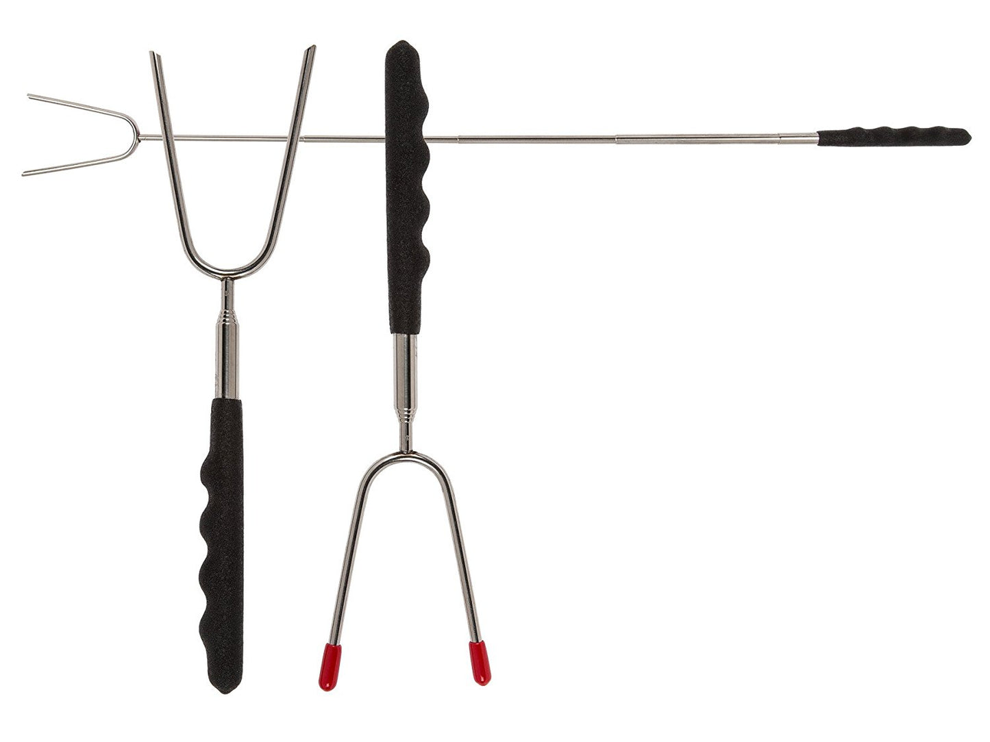 EXTENDABLE STAINLESS STEEL BBQ FORK UP TO 65CM. 712760 \\\KD10452