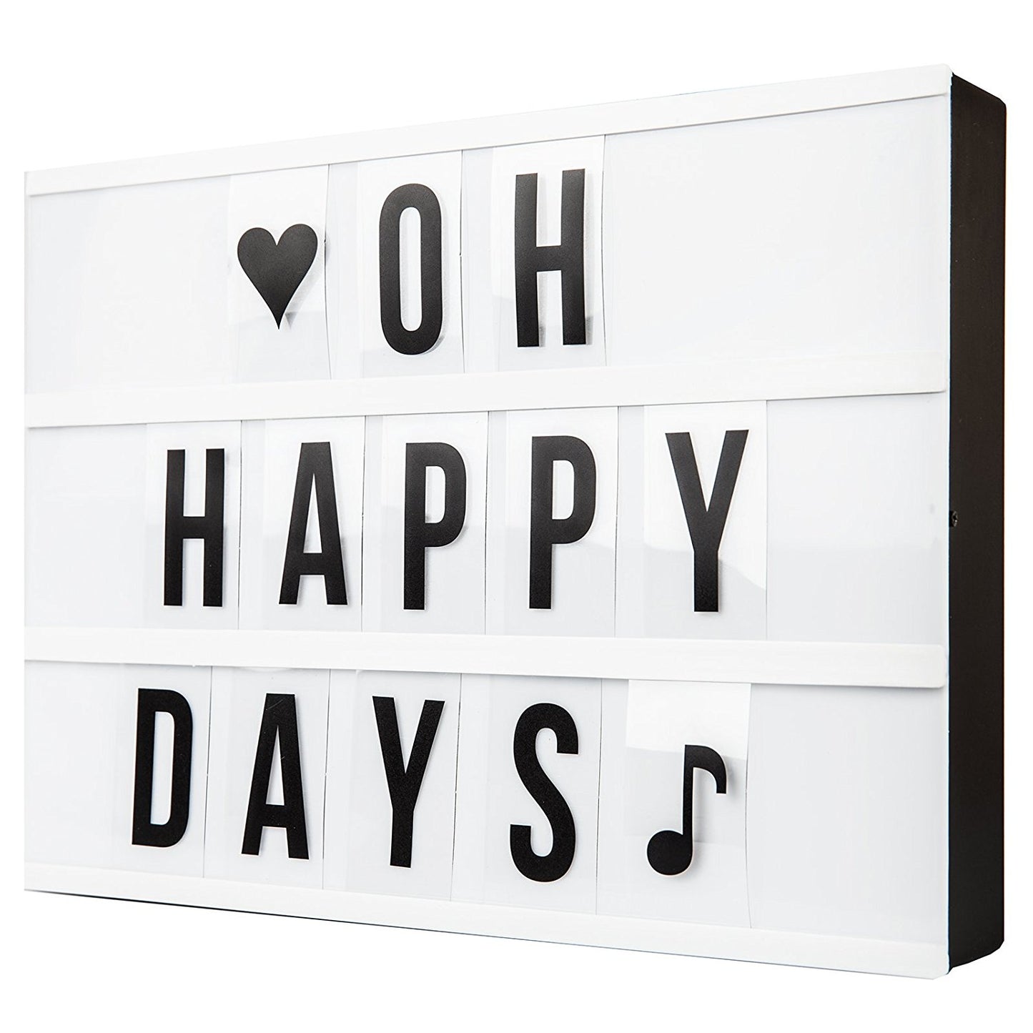 ILLUMINATED PLASTIC DISPLAY BOARD WITH 84 LETTERS & SYMBOLS. 576048 \\\KD10454