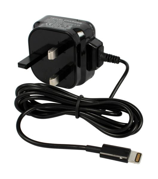 GVC MAINS CHARGER FOR IPHONE 5 BLACK. GVCMIPH5GBK \\\KD10477