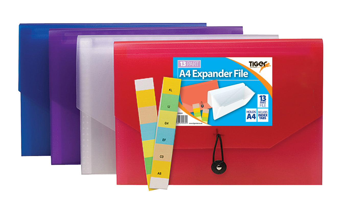 TIGER A4 13 PART EXPANDABLE FILE. T300030 \\\KD10502