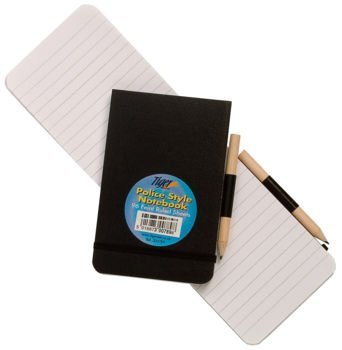 TIGER POLICE STYLE NOTEBOOK WITH PENCIL. 300789 \\\KD10505