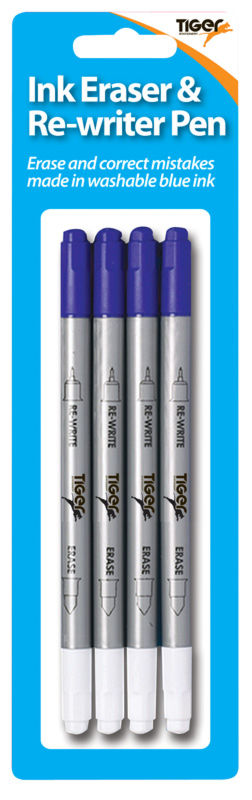 TIGER 4 INK ERASER & RE WRITER PEN. T301329 \\\KD10515