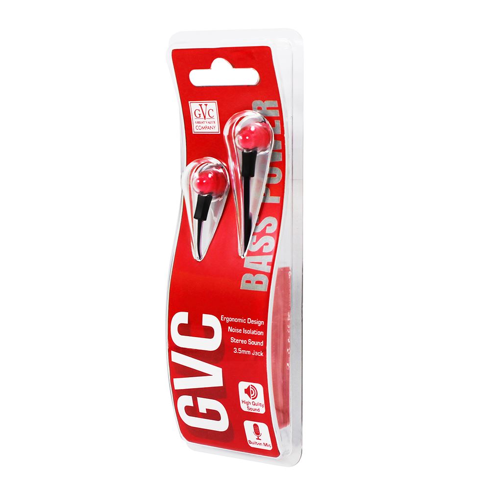 GVC HEADPHONE RED. GVCEP3RE \\\KD10546