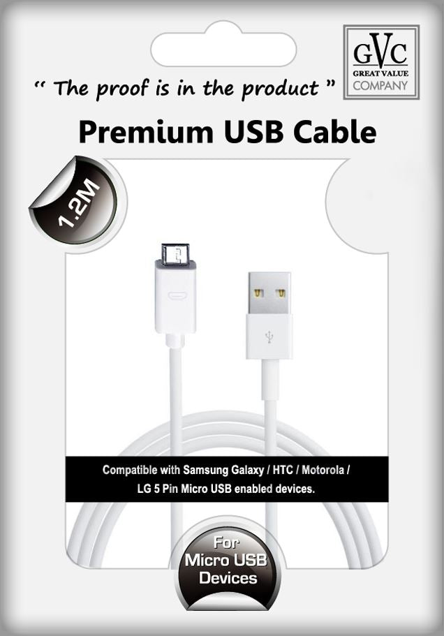 MICRO USB DATA CABLE. UCGVCMICPB \\\KD10547