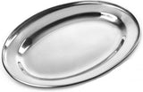 STAINLESS STEEL OVAL SERVING TRAY 60CM. TS34521 \\\KD10626