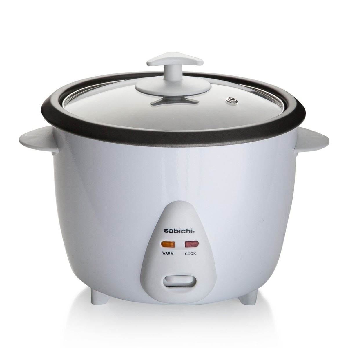 SABICHI 1.8 LITRE RICE COOKER 700W WHITE. 80127 \\\KD10648