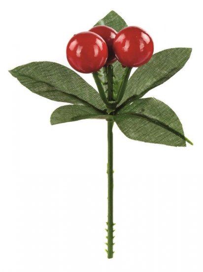 17CM RED BERRY PICK. AC168225 \\\KD10659