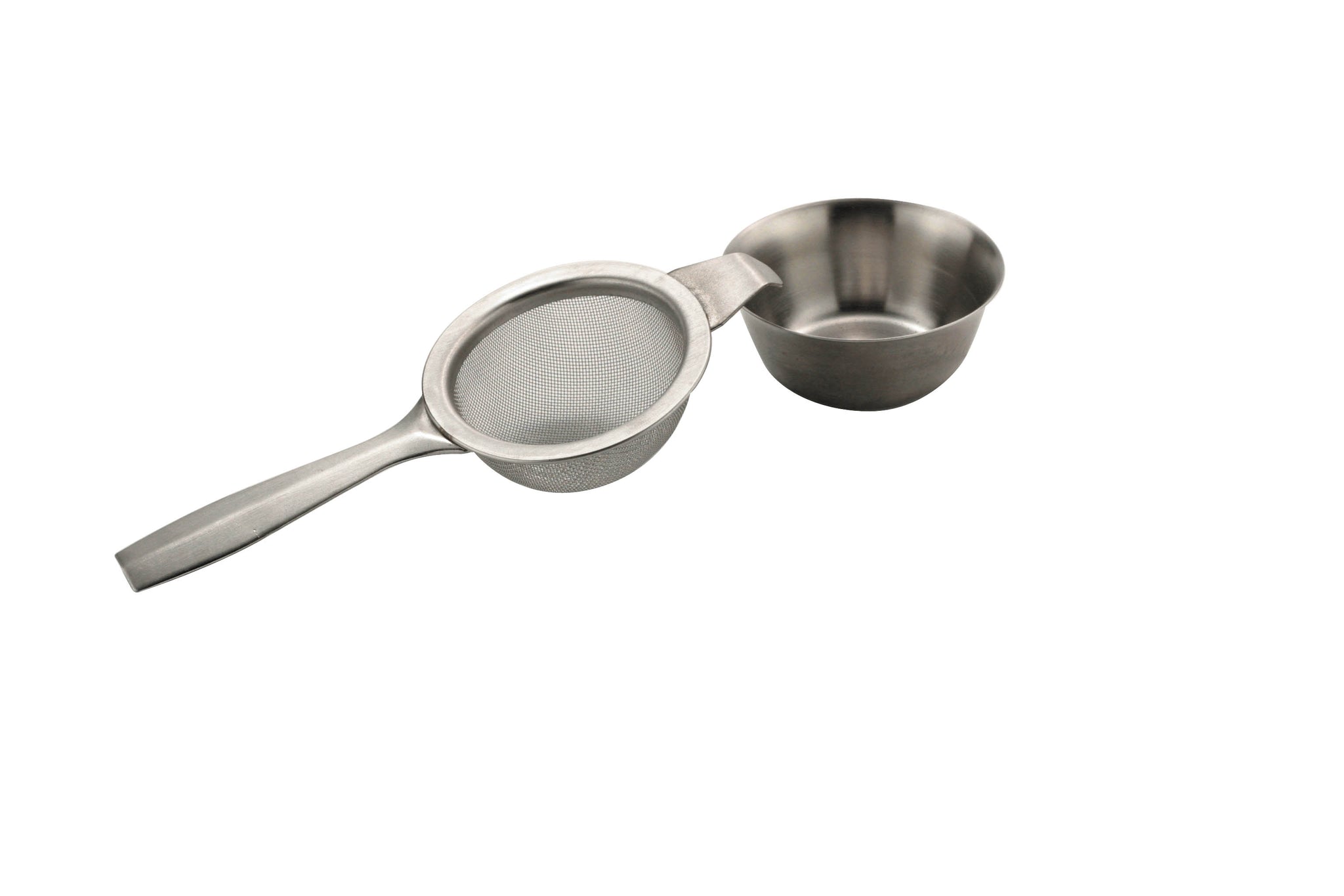 TEA STRAINER SINGLE ARM WITH DRIP BOWL 57MM. 11109 \\\KD10729