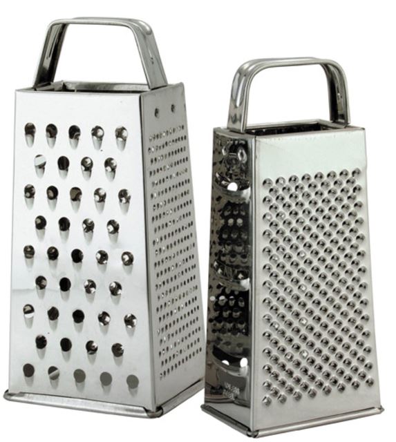 4 WAY STAINLESS STEEL GRATER 20CM / 8". 2080 \\\KD10732