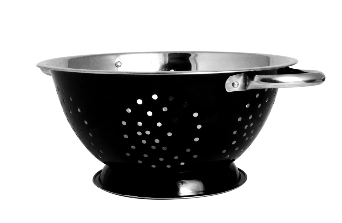 BLACK COLOURS COLANDER 24CM / 9.5". 003062K \\\KD10737