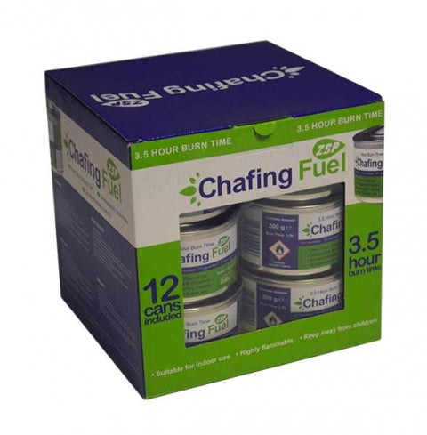 12 PACK CHAFER GEL ETHANOL FUEL 3.5 HOURS. CGE4 \\\KD10753