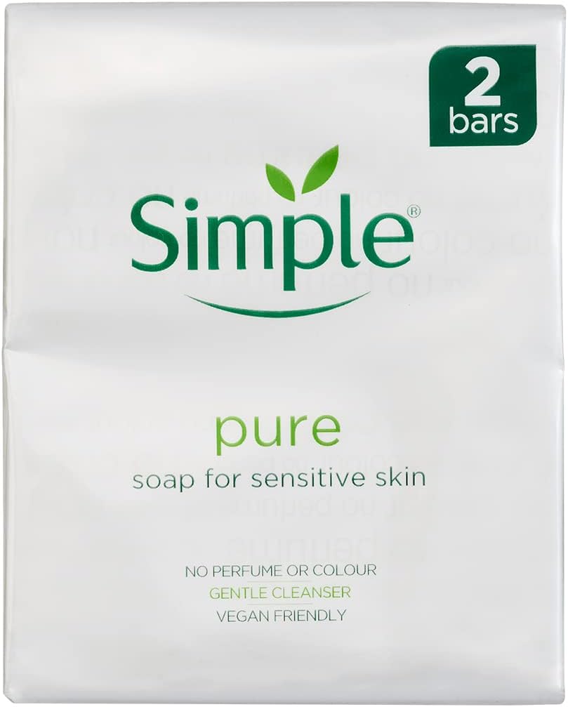 SIMPLE PURE SOAP FOR SENSITIVE SKIN 100G 2/PK. KD10770 \\\KD10770