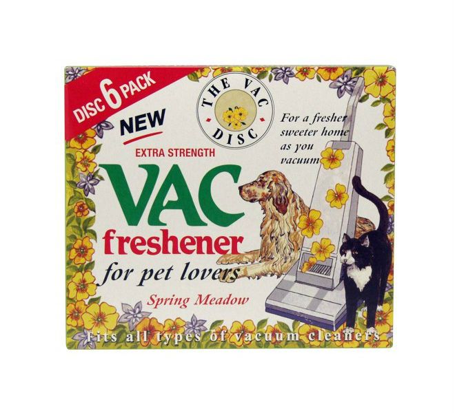 EXTRA STRENGTH SPRING PET VAC FRESHNER 6 DISC. 923453 VAC4 \\\KD10774
