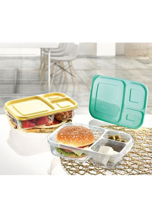 HOBBYLIFE SMART 3 DIVISION FOOD SAVER CONTAINER 1.15 LITRE. 021382 \\\KD10825