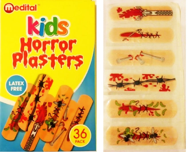 36PCS HORROR PLASTERS. 0234A \\\KD10861