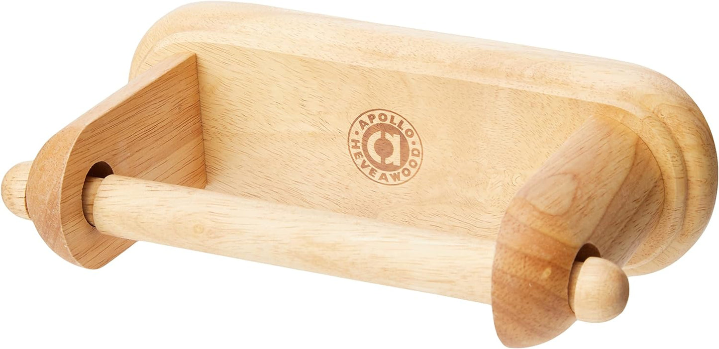 APOLLO WOODEN TOILET ROLL HOLDER. AP8251 \\\KD10863