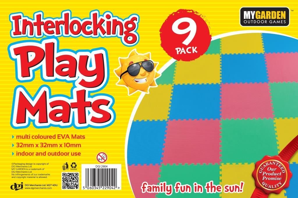 9 PACK INTERLOCKING PLAYMATS. 2904 DGI0168 \\\KD10909