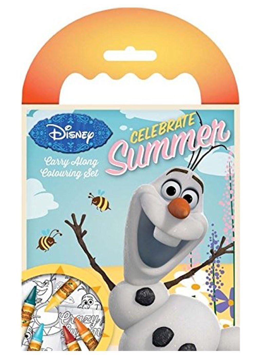 DISNEY OLAF CARRY ALONG COLOURING SET. OLCAR \\\KD10993