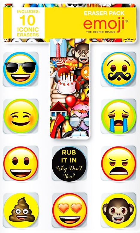EMOJI ERASER PACK. EMNVE1 \\\KD10994