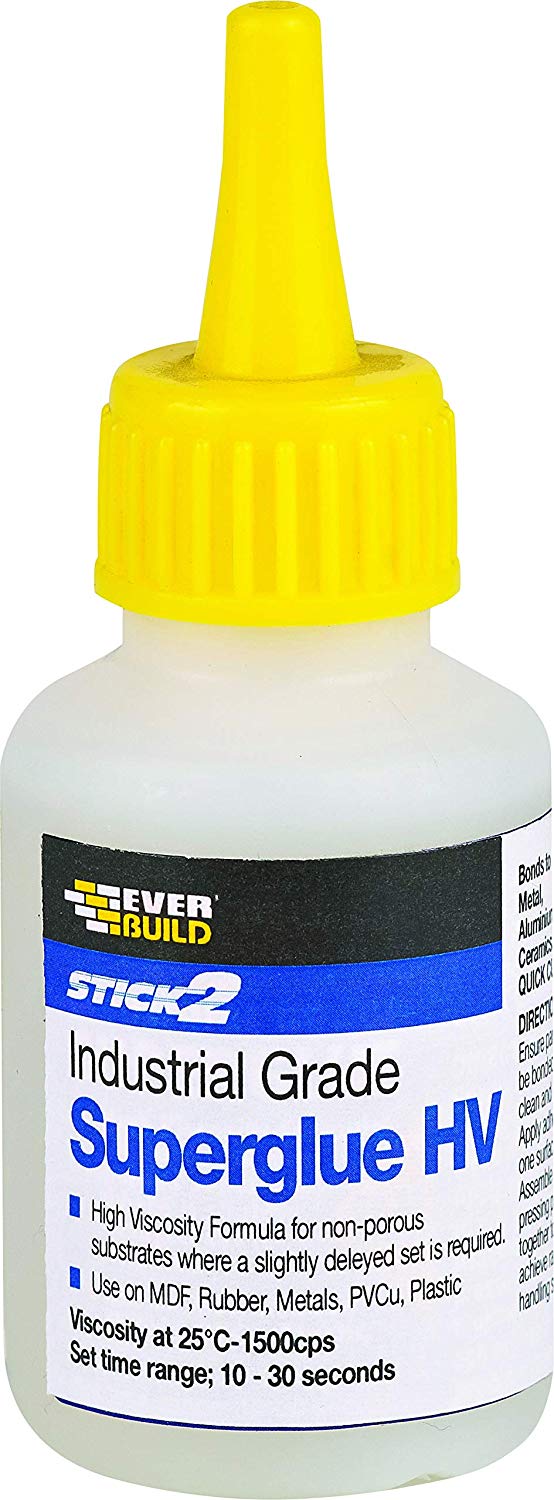 EVERBUILD STICK2 INDUSTRIAL SUPERGLUE HV 50G. 484655 HV50 \\\KD11016