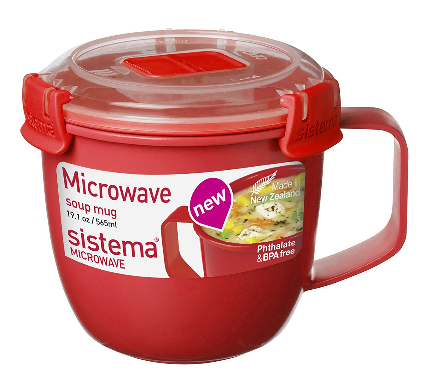 SISTEMA MICROWAVE SOUP MUG SMALL 565ML. 1142 \\\KD11099