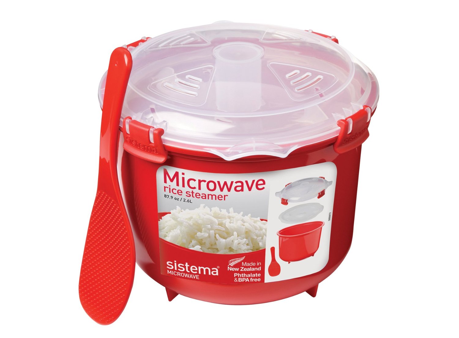 SISTEMA MICROWAVE RICE STEAMER 2.6L 2600ML. S1110 \\\KD11106