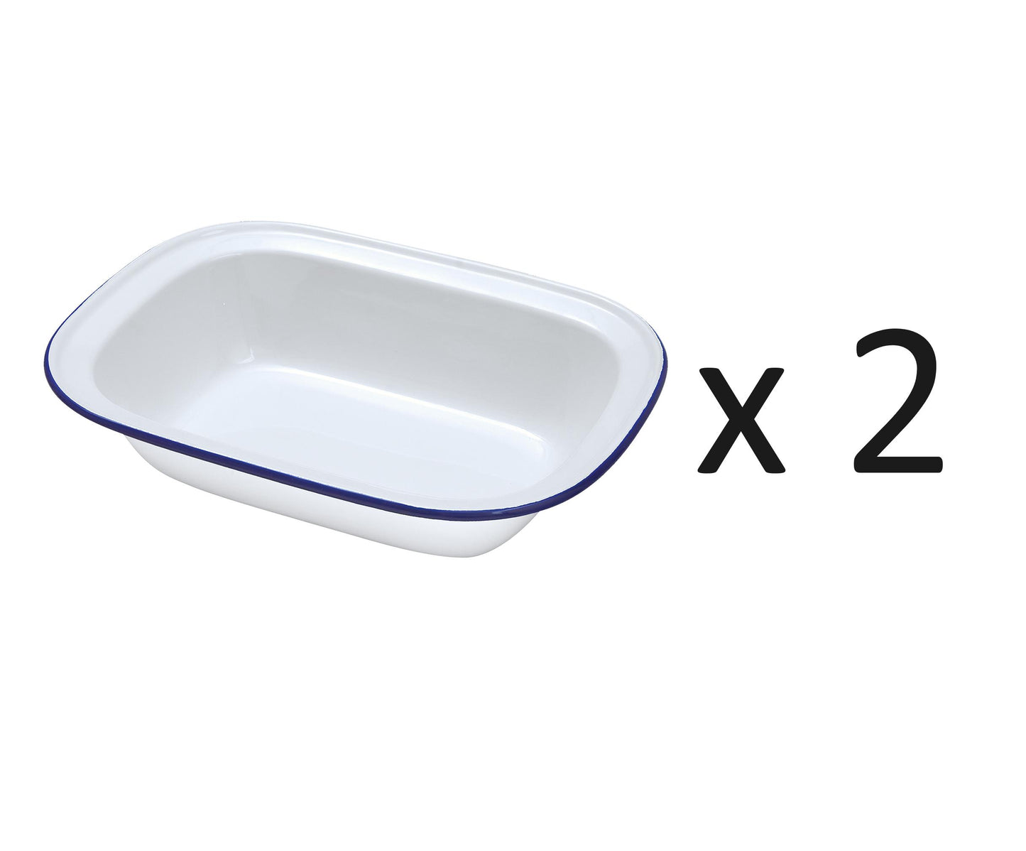 FALCON ENAMEL OBLONG PIE DISH 20CM. 44020 \\\KD11133