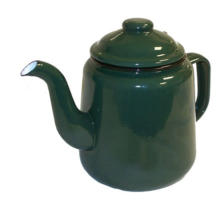 FALCON ENAMEL TEA POT GREEN 14CM. 69614GR \\\KD11157