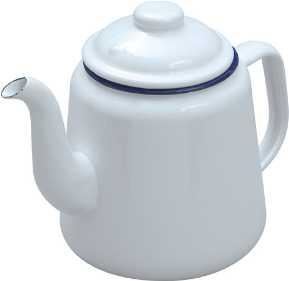 FALCON ENAMEL TEA POT WHITE 14CM. 69614WH \\\KD11159