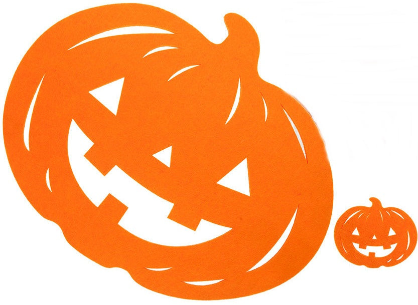 HALOWEEN PUMPKIN PLACEMAT SET. 975018 \\\KD11173