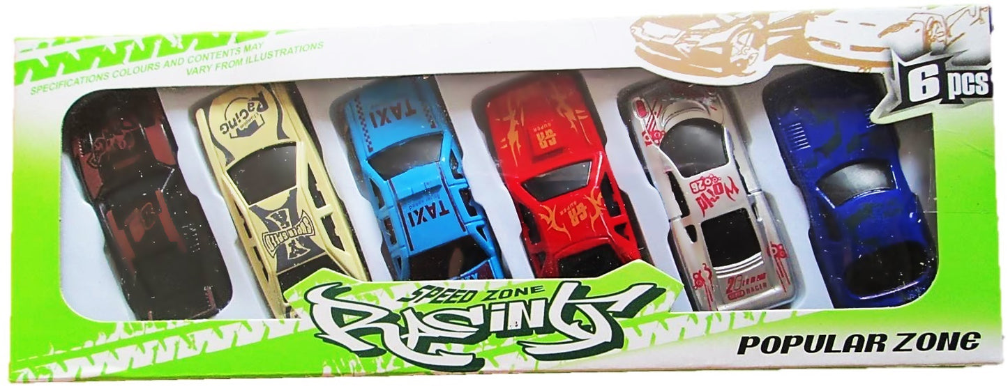 STREET RACER SPEED CLUB CAR SET PACK OF 6. PI142283 \\\KD11182