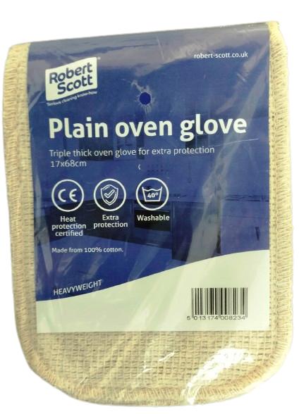 PLAIN TRIPLE THICK OVEN GLOVE  17 X 76 CM. 104175 008234 \\\KD11186