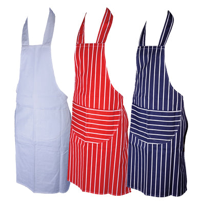 RED STRIPED APRON. 100001R \\\KD11188