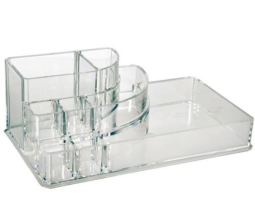 ACRYLIC COSMETIC ORGENISER BOX 17 X 9 X 7CM. 763370 \\\KD11193