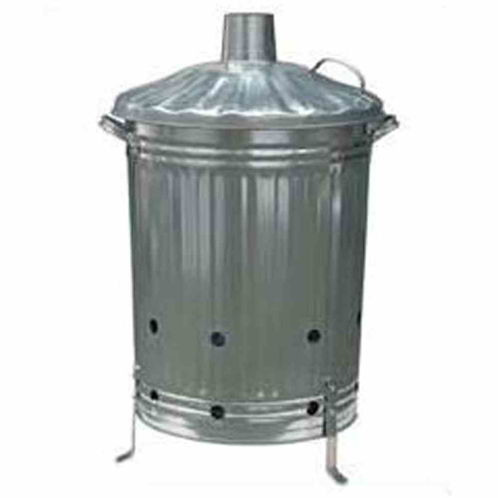 GALVANIZED METAL MINI INCINERATOR 15 LITRE. AP77013 \\\KD11228