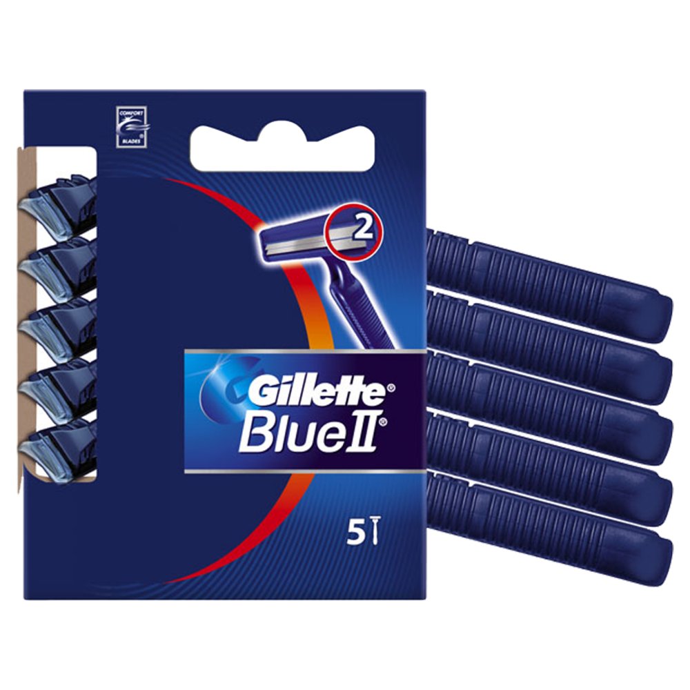 5 GILLETTE BLUE II BLADES. GILLETTEII \\\KD11267