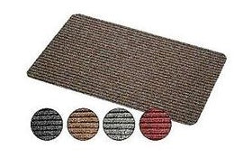 JVL DELTA RIBBED LIGHTWEIGHT INDOOR ENTRANCE DOOR MAT 40 X 70 CM ASSORTED. 01-228 \\\KD11275