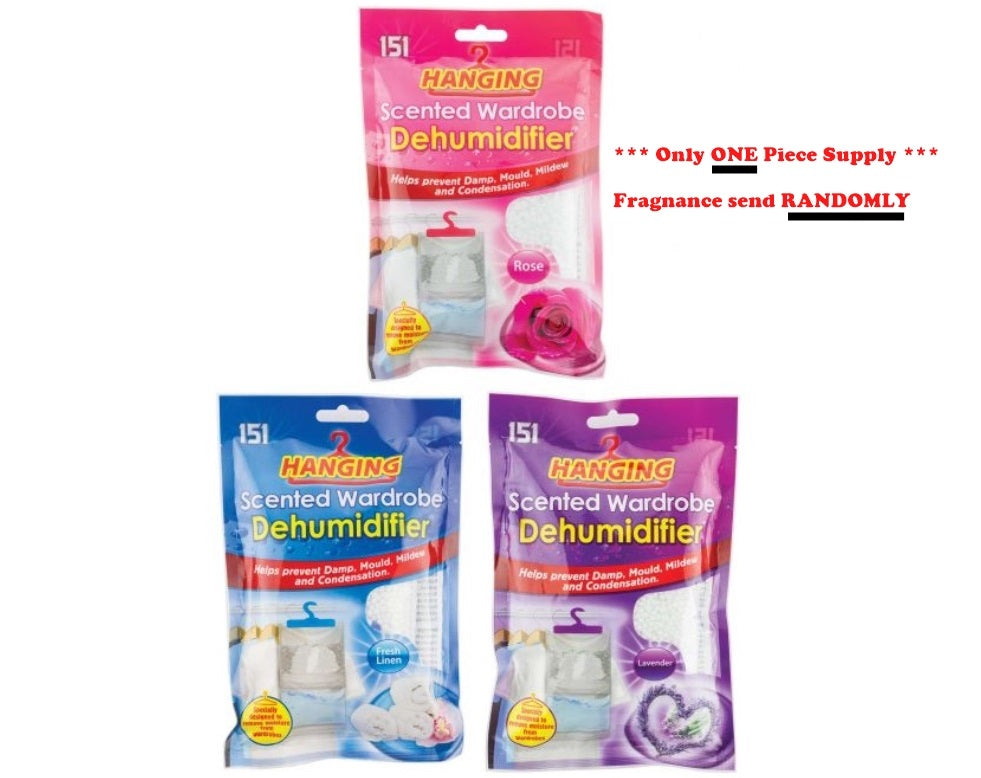 SCENTED HANGING WARDROBE DEHUMIDIFIER ** 1 PIECE SUPPLY **. 1511153 \\\KD11280