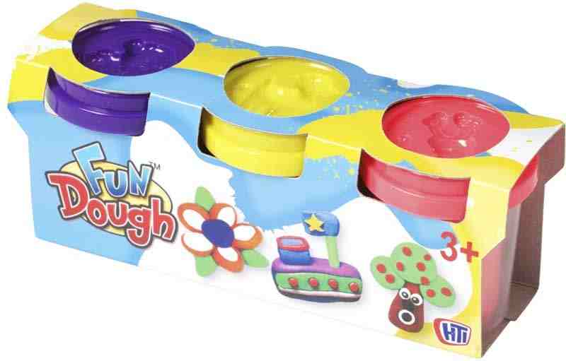 FUN DOUGH 2 ASSTD 3 PACK. 1373723 \\\KD11287